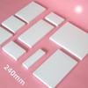 White Cardboard Double Insert Box, 240-247mm