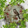 Vintage Retro Birds Cherries Aluminum Metal Sign Wall Decor Kitchen Home