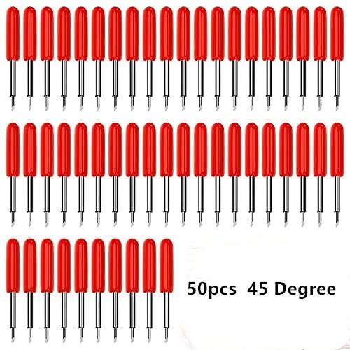 50PCS 30/45/60 Degrees Replacement Blades For Roland Cricut Plotter Blade Knife Cutter Blades For Power Tools Cutting Plotter