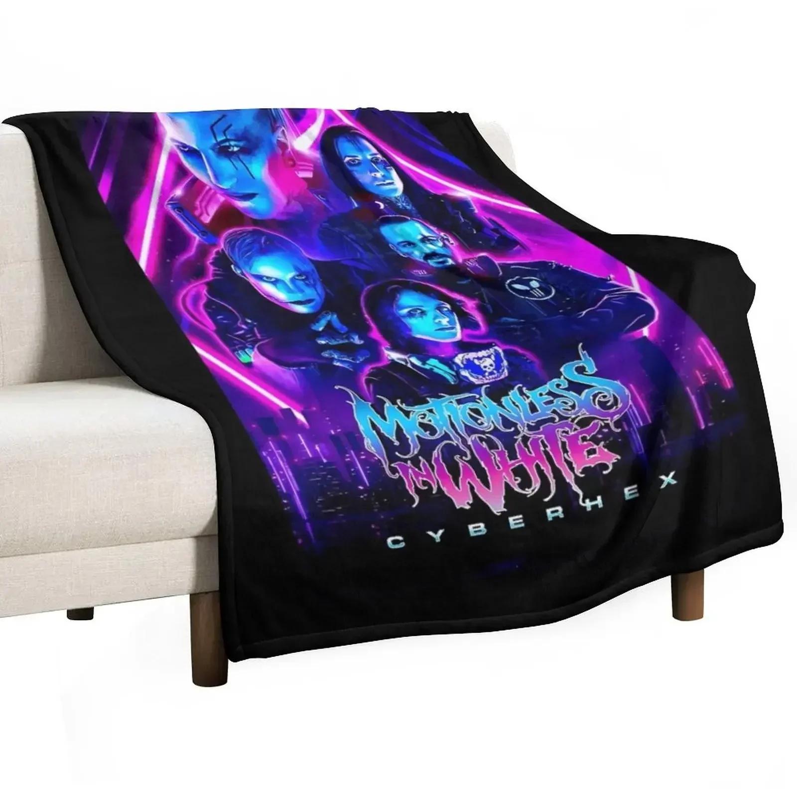 Motionless in white music \t Throw Blanket Vintage Loose Blankets 75X95CM