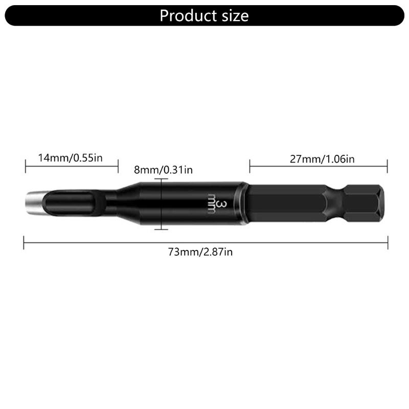 Sechskant-Adapter Elektrische Maschine Hohlstanzer Für Bohrer Pappe Leder Gürtel Kohlenstoffstahl Weiches Material Bohrer