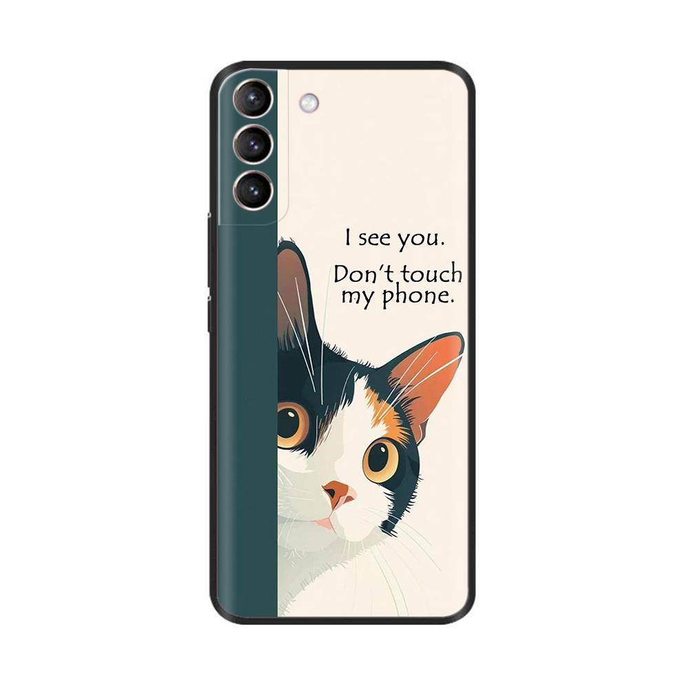 Shockproof Cover For Samsung Galaxy S21 S20 S23 S24 S25 FE Animals Painted Shell Bumper Cases Soft Silicone Back Cover Fundas