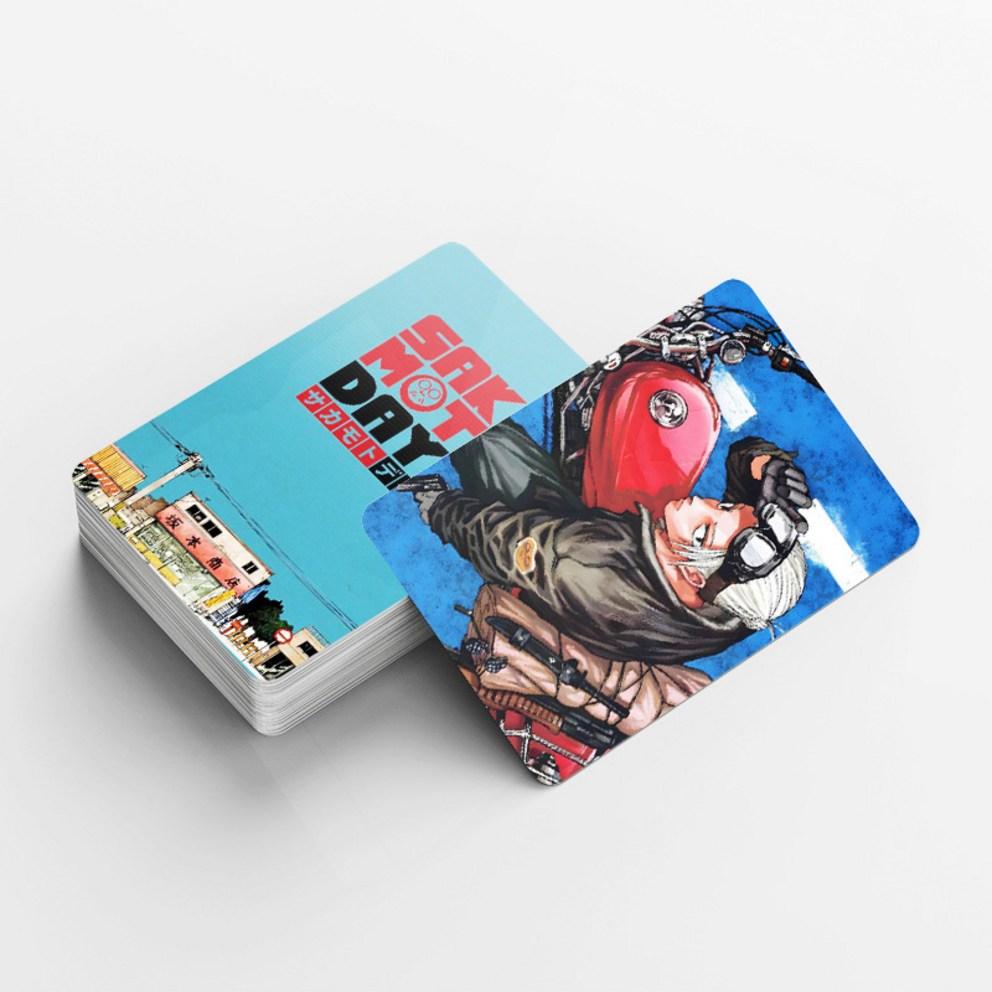 Sakamoto Days Goods LOMO Illustration Photocard 60pcs + Mini Sticker 32pcs