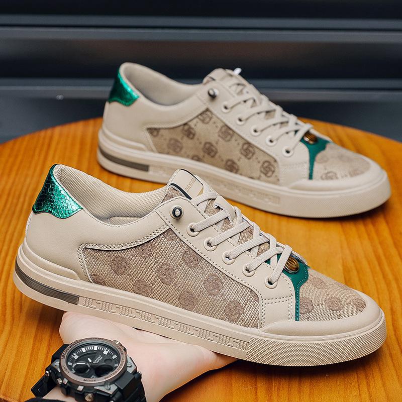 2025 Men's Summer New Daily Leisure One-pedal Men's Shoes Men's Light Luxury Casual Board Shoes Men's Trend Shoes