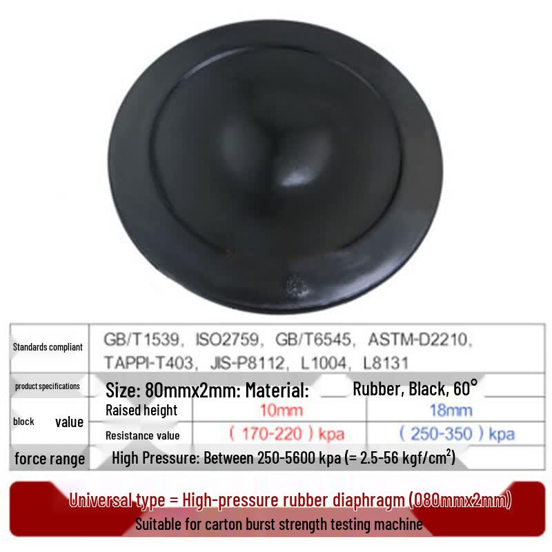 Burst Strength Tester High-Pressure Rubber Diaphragm