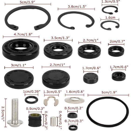 72994 Sada těsnění převodovky pro Hydro-Gear ZT-2800 ZT-3100 ZT-3200 ZT-3400, Náhrada za 71410 73107, Repase převodovky Hydro Gear