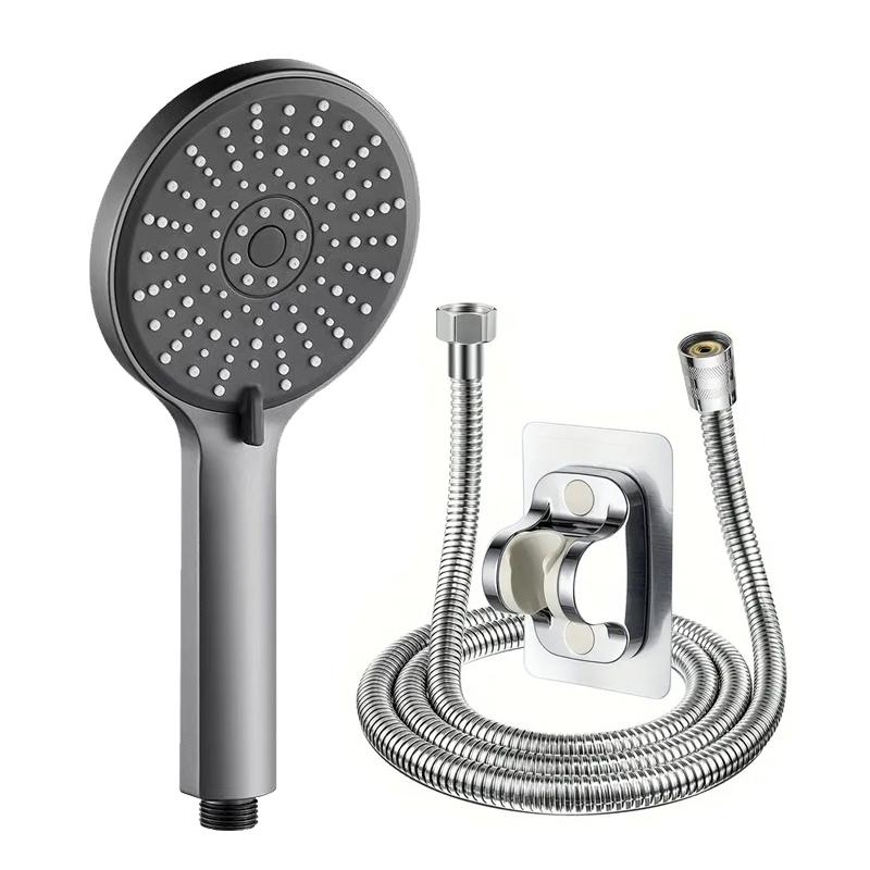 Boost 5-speed Large Panel Strong Water Output Large Water Volume Shower Head Filter Universal Multi-function Bathroom Shower Set