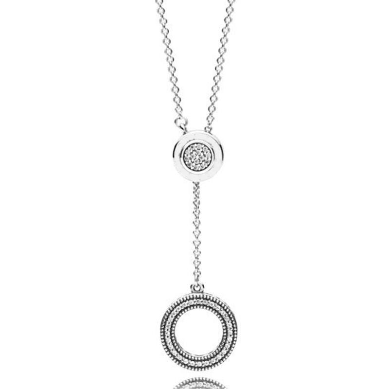 Kaufe Signature Circle Sterling Silver Necklace for Bead Charm Jewelry