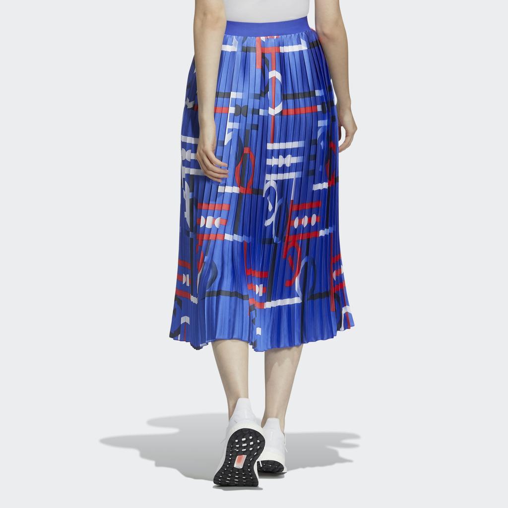 Adidas Aop Pleated Tennis Skirt Women Skirts Blue H09674