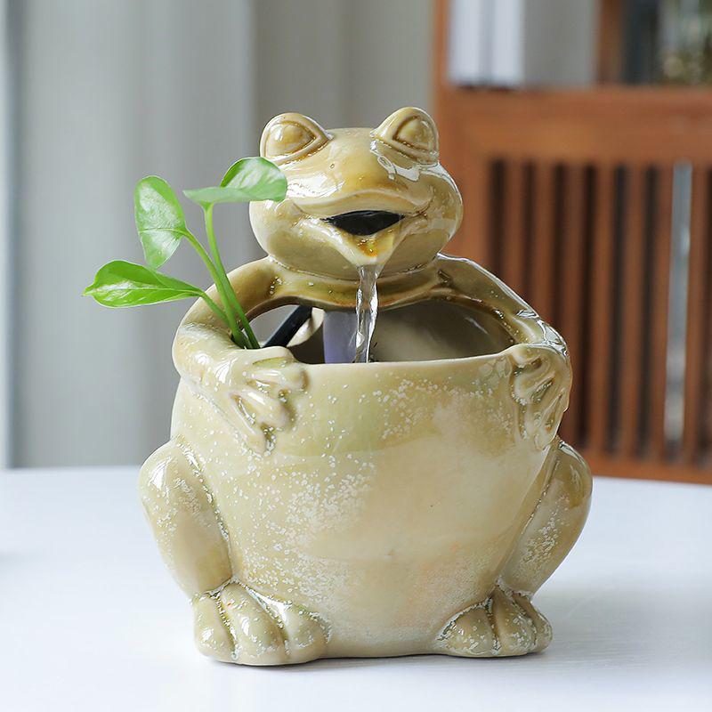 

Automatic Circulating Water Ceramic Fish Tank & Cat Feeder Water Pump with Plug