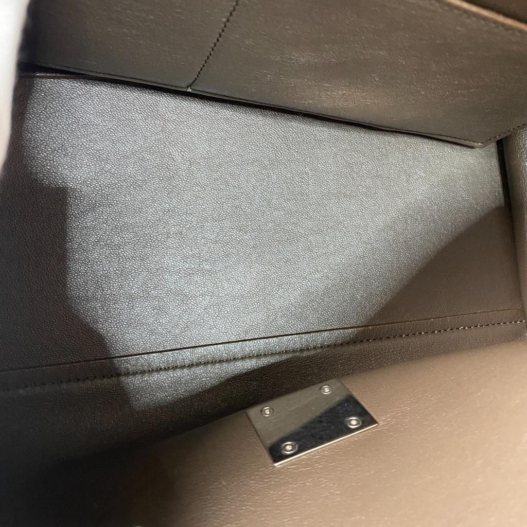 Used CELINEShoulder Bag Beige Leather Women