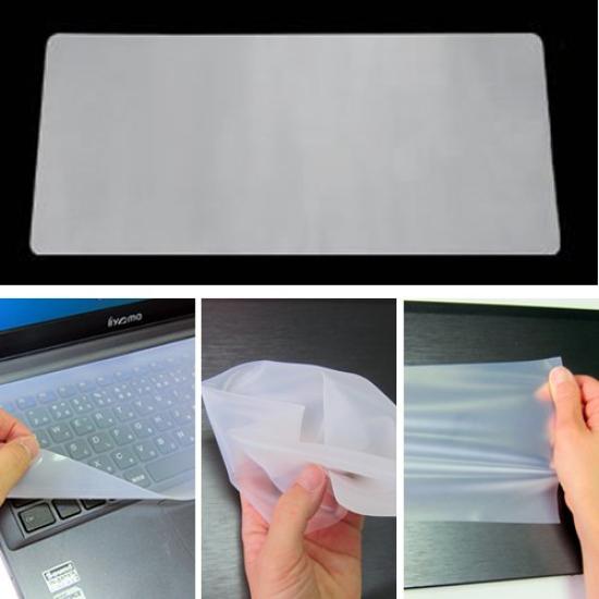 Media Cover Market Compatible with HP ENVY Inch Model Set of Notebook PC Clear Glossy LCD Protective and Silicone Keyboard 15-as100 [15.6 (1920x1080)]