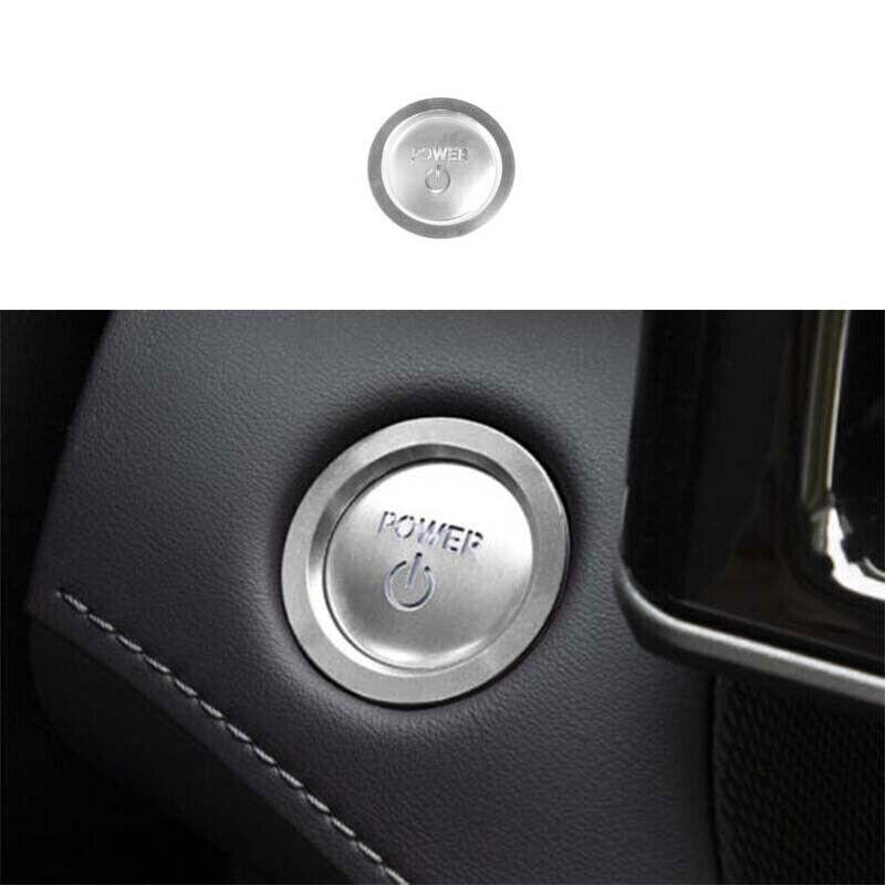 Silver Aluminum Start Button Ignition Switch Cover For Toyota Highlander -23