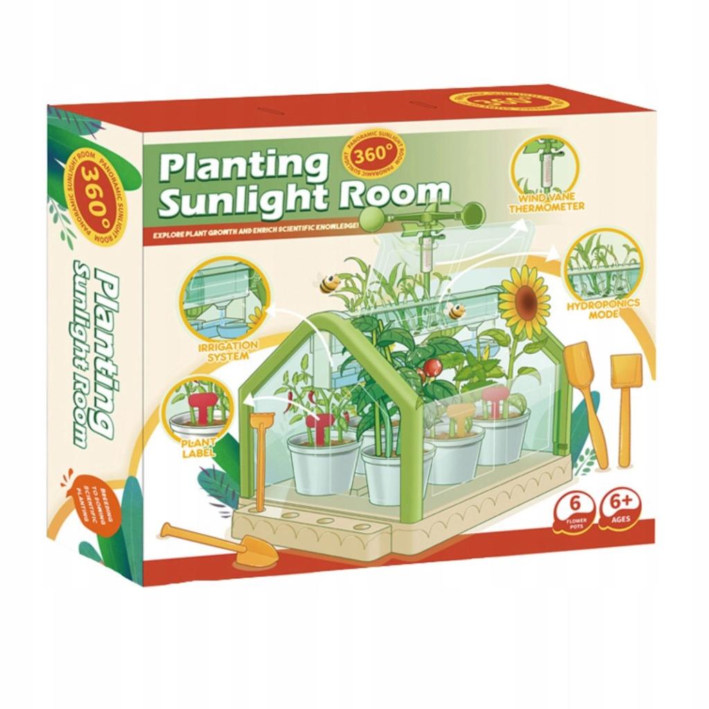 Kit Educativo Serra Sperimentale Mini Giardino Fiori Veri da Coltivare