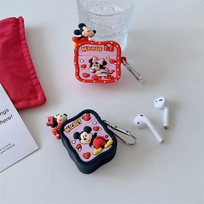 New personalized cartoon cute Apple earphone cover, suitable for AirPods 2/3 generation Pro2 generation Bluetooth earphone cover