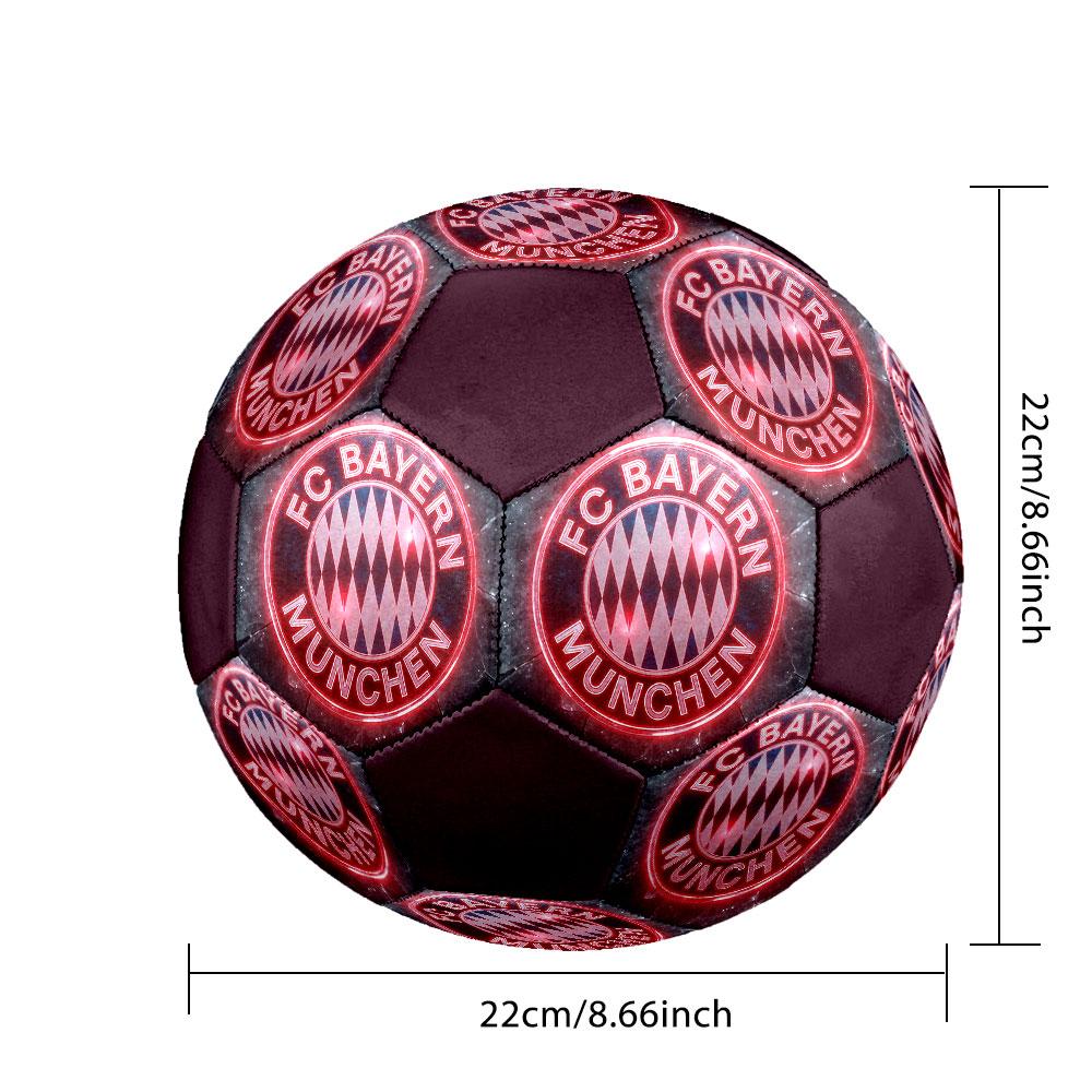 FC Bayern MonacocalcioClubDimensioni Indoor Taglia 5 Pallone da CalcioColoratoCucito a MacchinaPVCPronto per la CompetizioneDurevoleAd Alto Rimbalzo