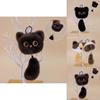 Small Grey Cat Tail Plush Toy With Short Plush Material For Kids And Gift Giving