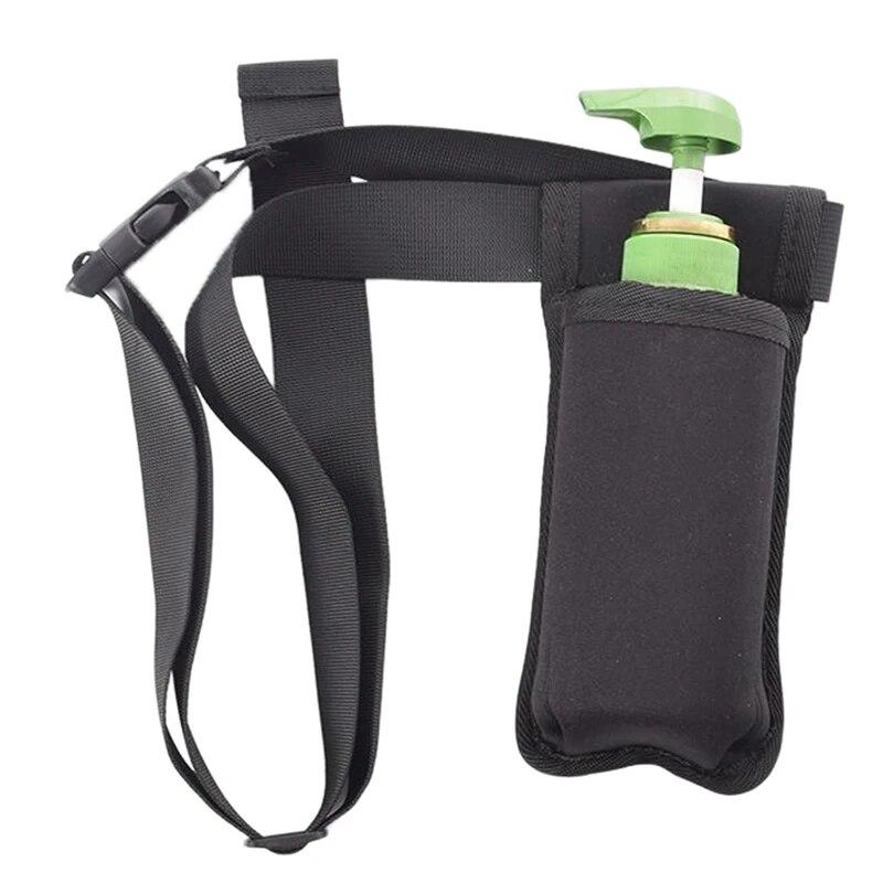 

Кобура для пляшок для масажу. Сумки для зберігання з оксфордської тканини, що миються. Вміщують 1 пляшку. Дозатор для лосьйону. 1PCS