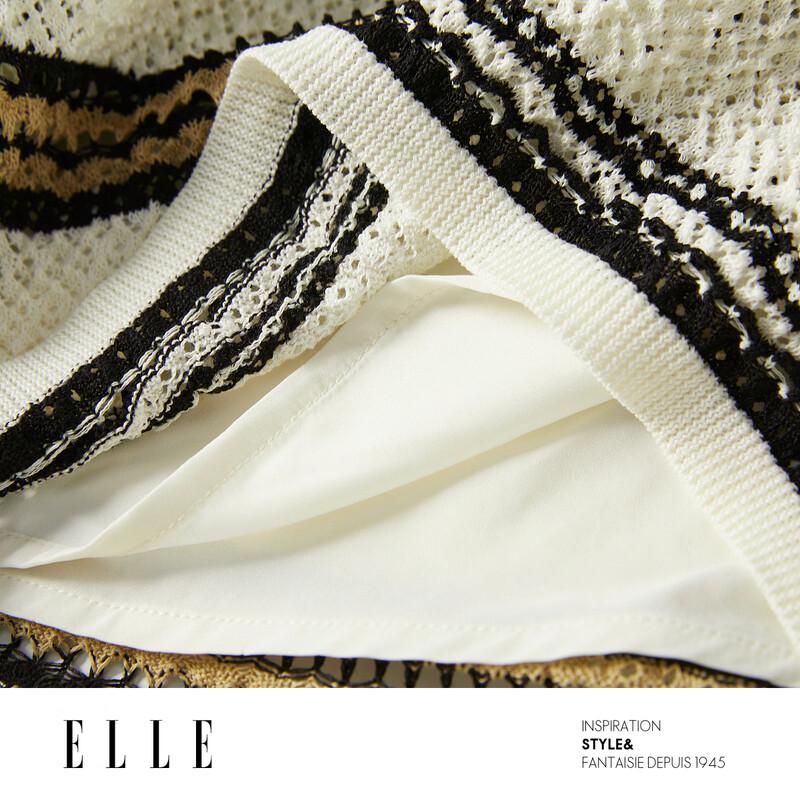 ELLE Striped Knit Cami Dress