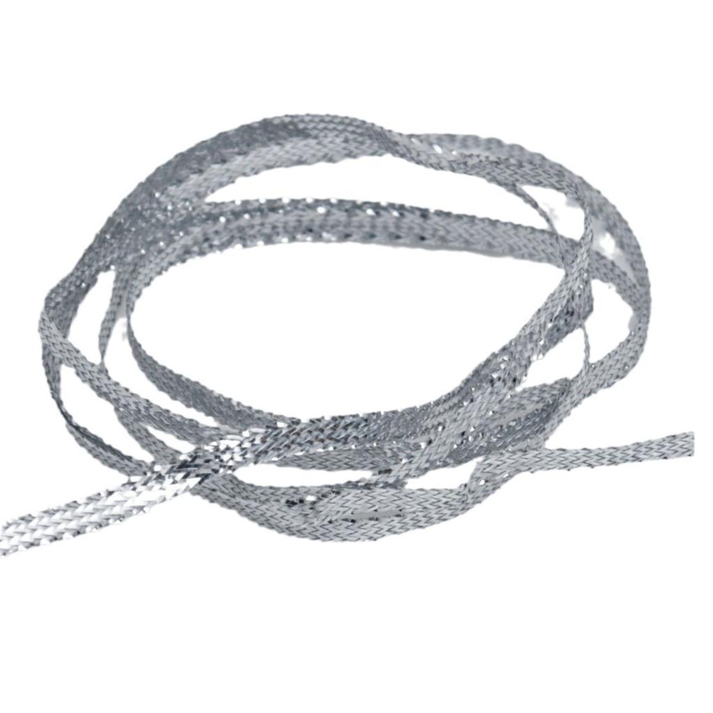 Decorative Romantic and Cozy 0.3-0.5cm Gold and Silver Onion Ribbon Gift Box Cake Decoration Christmas Tree Bow Gold and Silver Decorative Ribbon