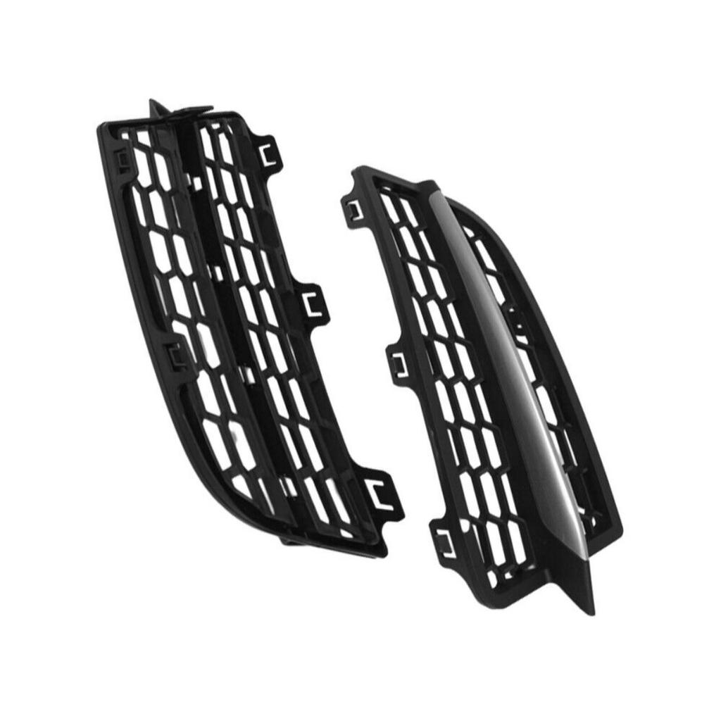 Pair Front Bumper Fog Light Grille Lower Covers Grill For BMW 1 Series F20 F21 M Model 2011 2012 2013 2014 2015 Fog light Cover
