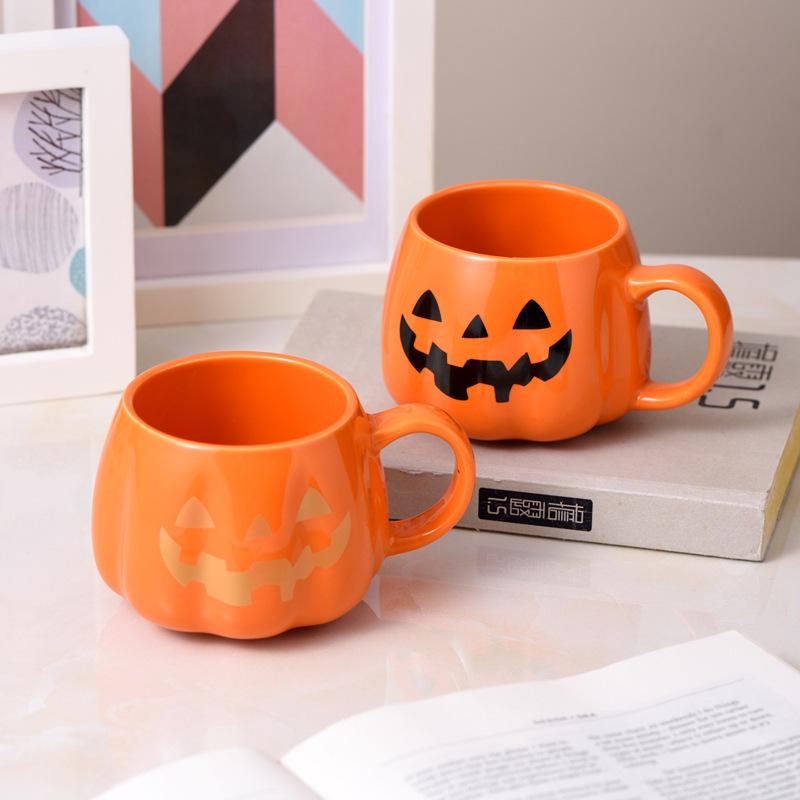 Creative Pumpkin Mug Christmas Gift Cup Beer Mugs Coffee Cups Original Breakfast Cups Cup for Tea Drinkware Personalized Ceramic