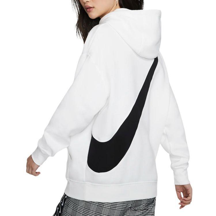 Nike Women's Comfortable and Warm Casual Pullover Hoodie White