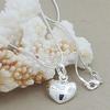 Charm Solid Small Heart Pendant Necklace 16-30 Inch Snake Chain For Women Wedding Charm Fashion Jewelry
