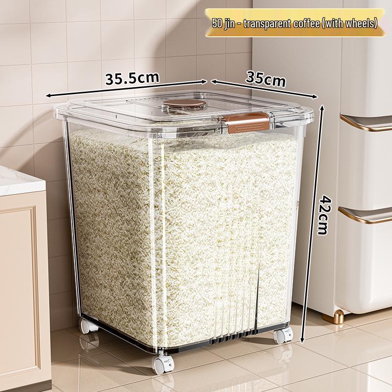 Pest-Proof Moisture-Proof Rice Flour Storage Jar | Food-Grade Large Capacity Container