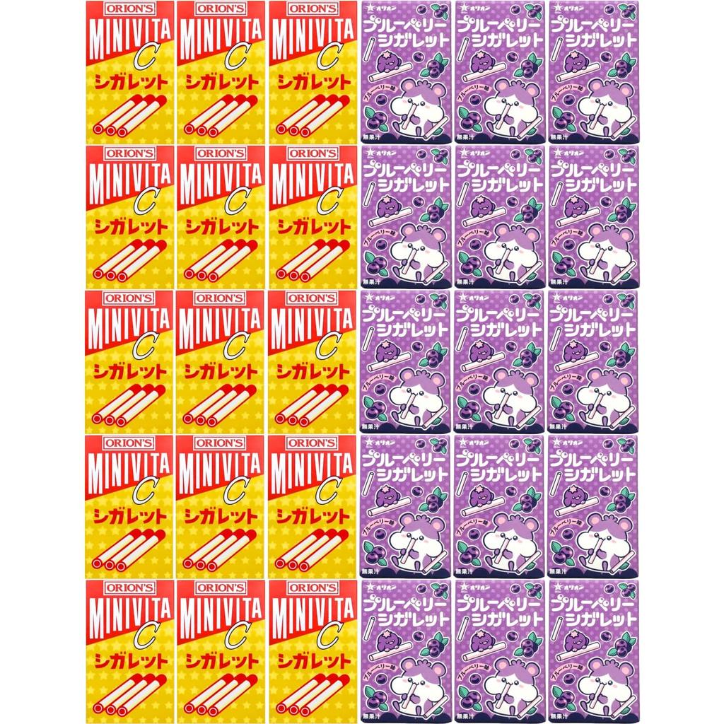 Orion Cigarettes 15 Each of Minivita and (2-flavor Set, Blueberry)