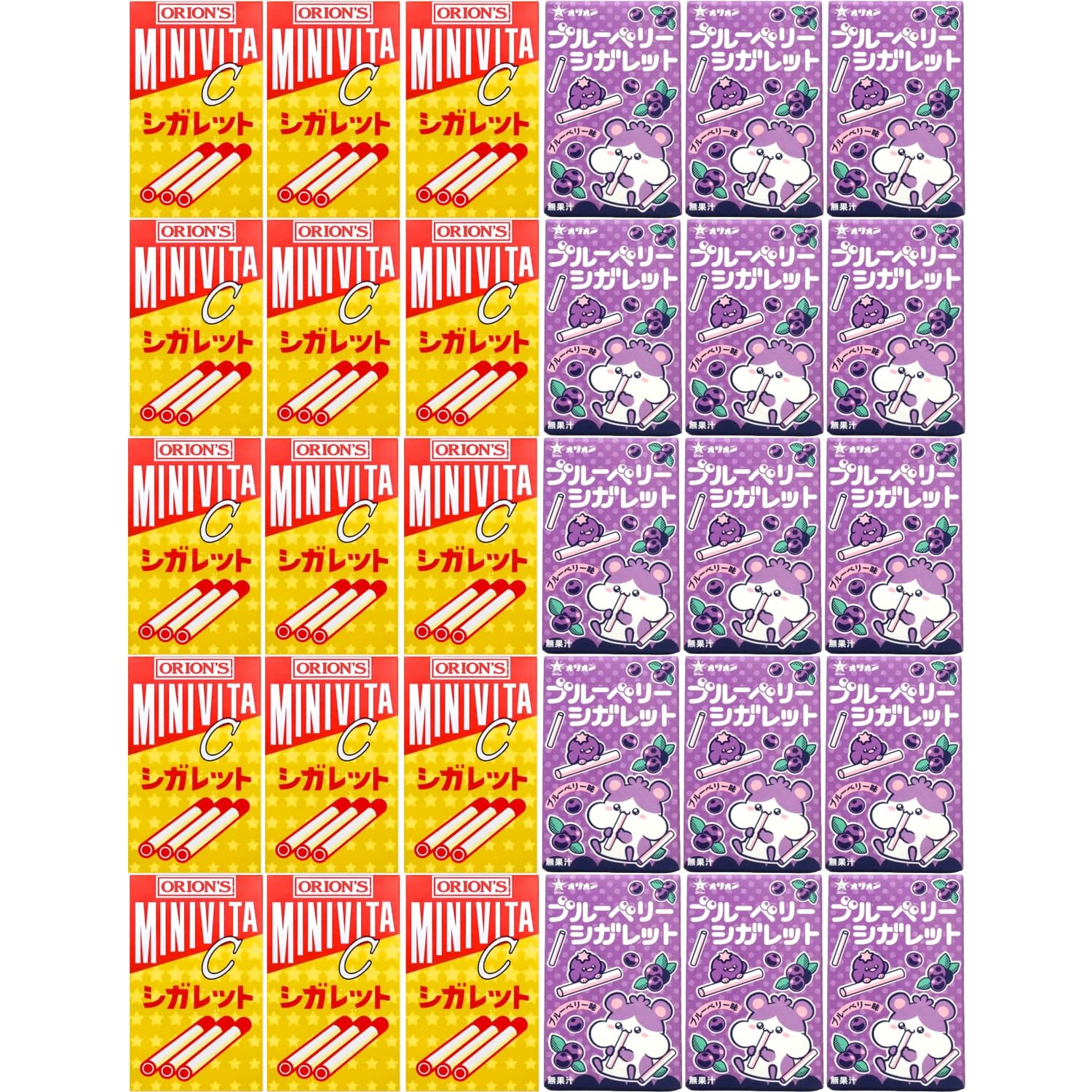 

Сигареты Orion по 15 штук Minivita и (Набор из 2 вкусов, Черника)