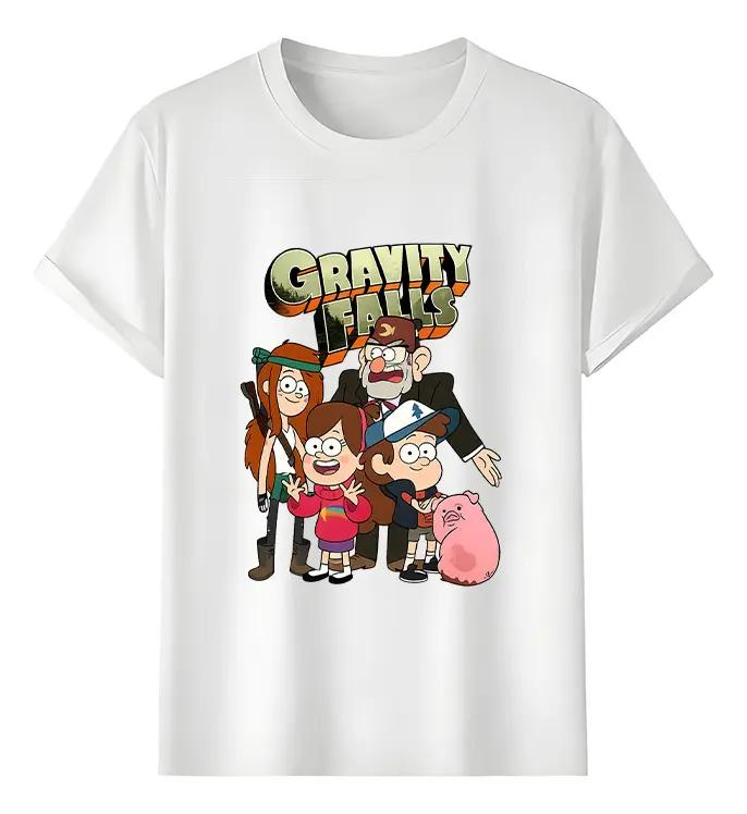 T-shirt Muscle Freaks Gravity Falls Stijl Personages Tekeningen
