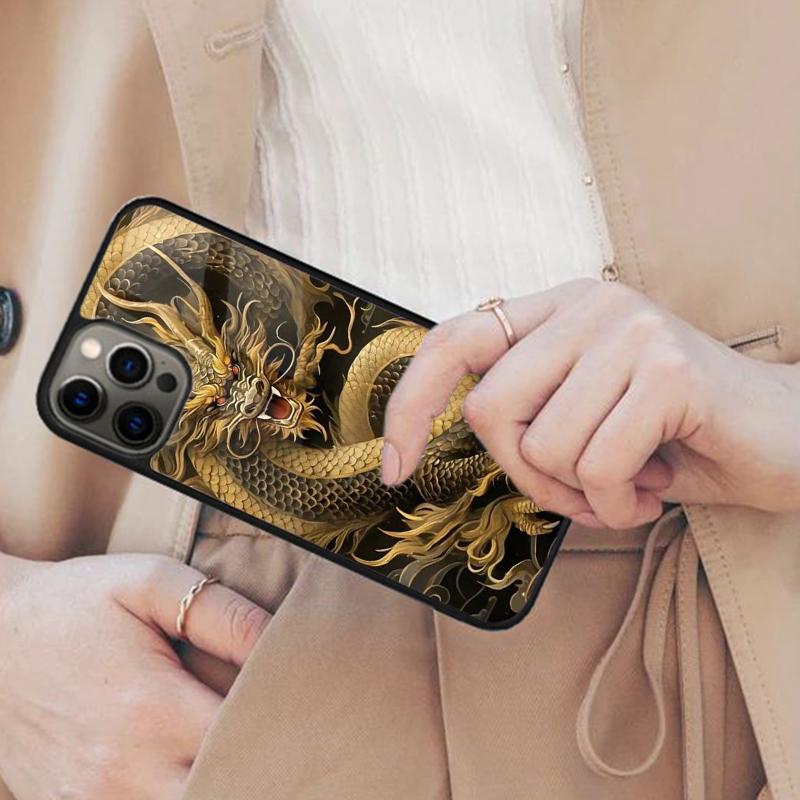 Asian Chinese Dragon Magnetic Phone Case For APPLE iPhone 17 Air 16 14 13 12 Pro Max 15 Plus Wireless Charge With MagSafe Cover