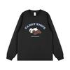 2024 Trend Unisex Cartoon Print Cotton Long Sleeve T-shirt for Autumn/Winter