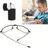 1 Piece of Fashionable Folding Presbyopia Glasses - Compact Design with Lighter Box for Easy Carrying