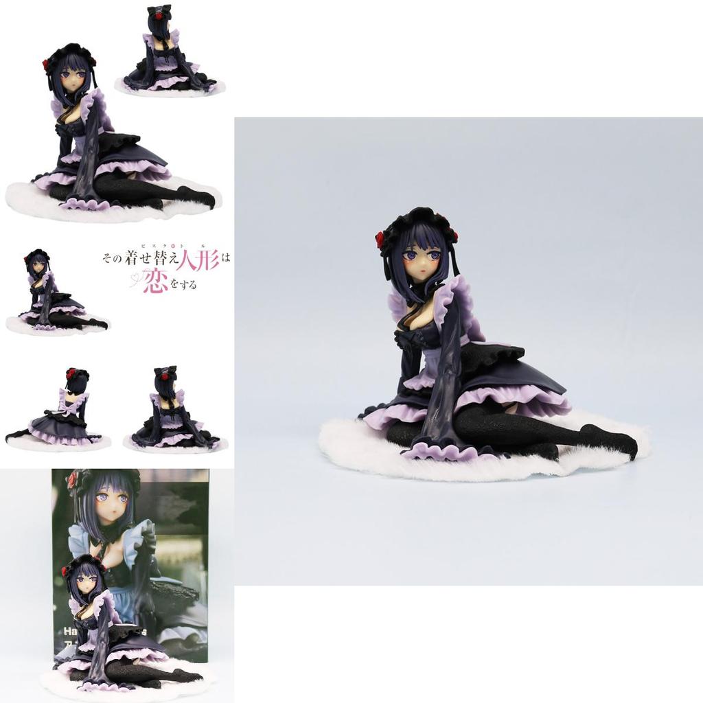 Collectible Anime Figure Handicraft Model Statue Pvc Material Black River Droplet