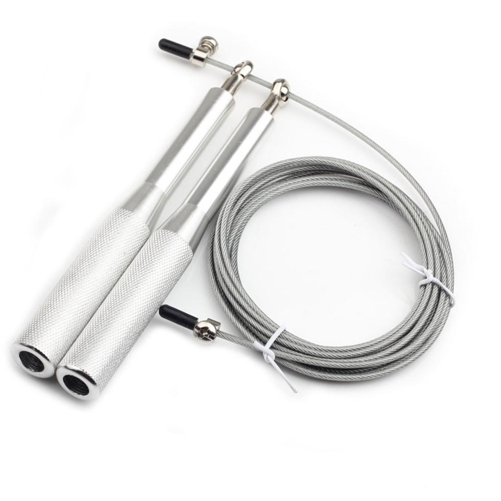 Rope Skipping Heavy Handle Metal Wire Aluminum Universal Bearing for Professional Physical Training
