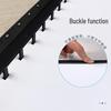 GOLDEN A4 10-Hole Plastic Binding Strips