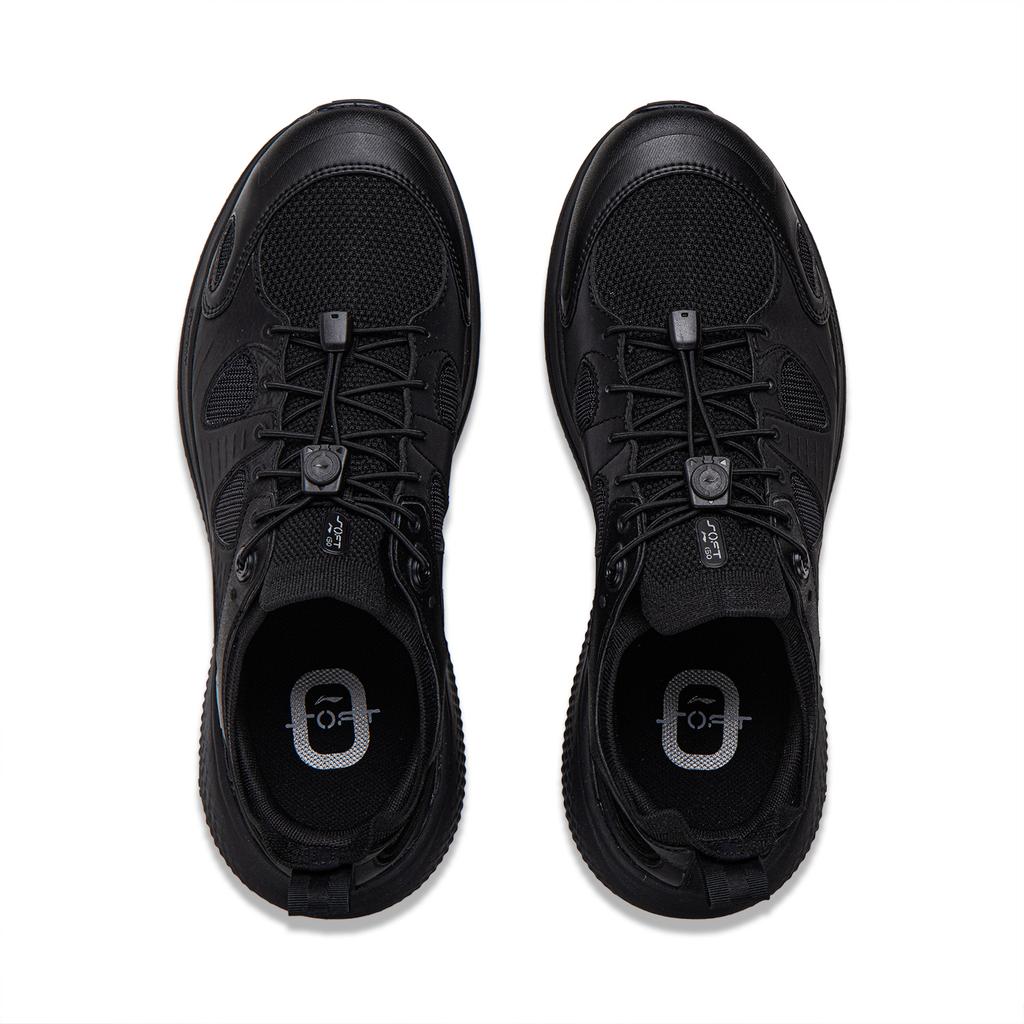 Li Ning Sports Life Collection Casual Shoes Men's Low Top Black AGLW137-1