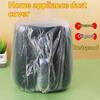 50Pcs Disposable Plastic Dust Cover Elastic Transparent Waterproof Protective Bag For Kitchen Appliance Household Use