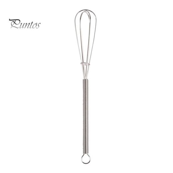 

Мини-венчик для взбивания яиц, венчик из нержавеющей стали для взбивания, смешивания, взбивания, пружинная ручка, маленький венчик S