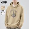 JEEP SPIRIT Men's Printed Hooded Sweatshirt