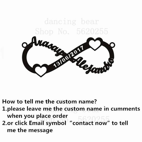 Infinite Layer Necklaces for Women Personalized Stainless Steel Custom Necklace Couple Jewelry Nameplate Pendant