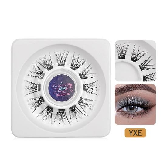 

False eyelashes Eyelash clusters beauty Eyes Makeup Fake lashes mink lashes lash extension supplies Segmented eyelash box 1 real чорний