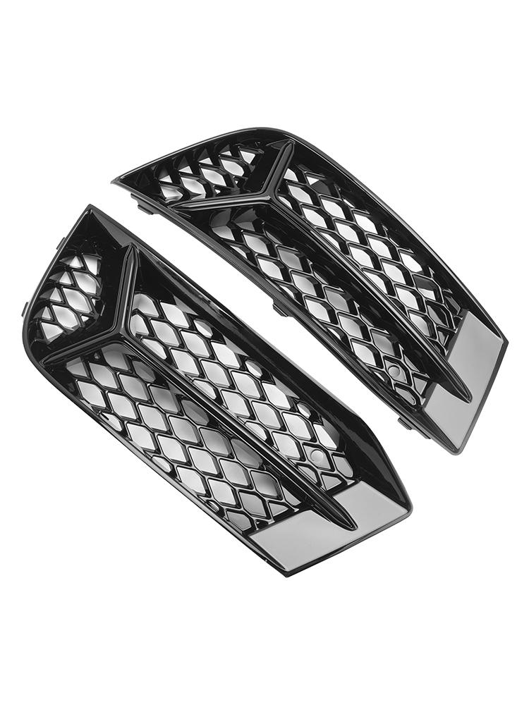 Front Bumper Grill Fog Light Cover Lamp Frame Trim Fit A3 2017-2020