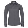 Russell Collection Womens/Ladies Classic Polycotton Easy-Care Long-Sleeved Shirt