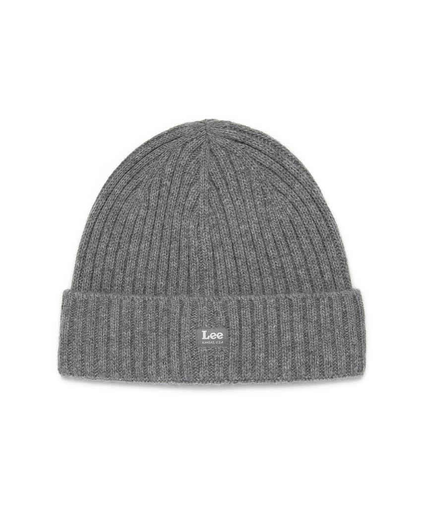 LEE Basic Knit Beanie Gray