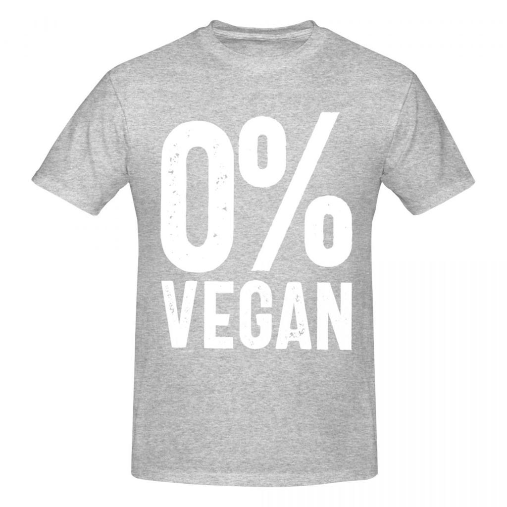Unisex 0 Vegan Vegetarian T Shirt Vintage Plus Size Cotton Sleeve Custom Tshirt Unisex