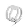 Silver Ring Without Stones (2143956)