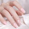 24 Stück Nagelstücke Tragbare Nägel Eis Transparent Falsche Nägel 10ml